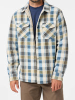 GLACIER PLAID HIGH PILE SUPERFLEECE