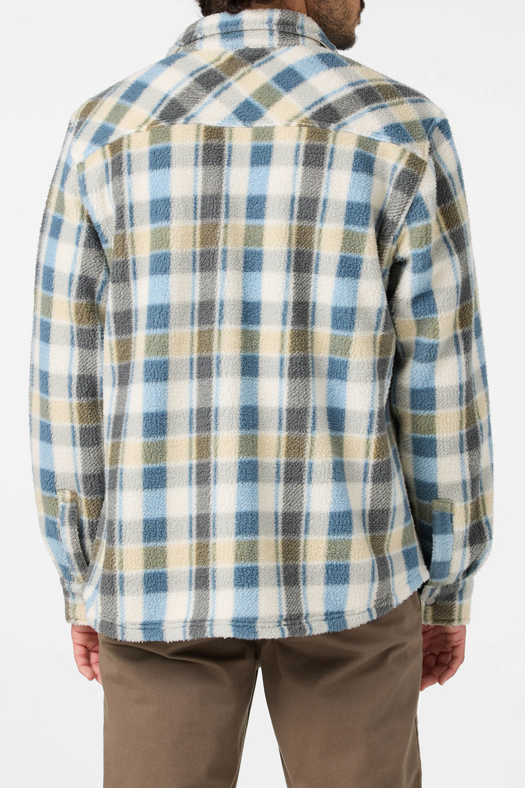 GLACIER PLAID HIGH PILE SUPERFLEECE