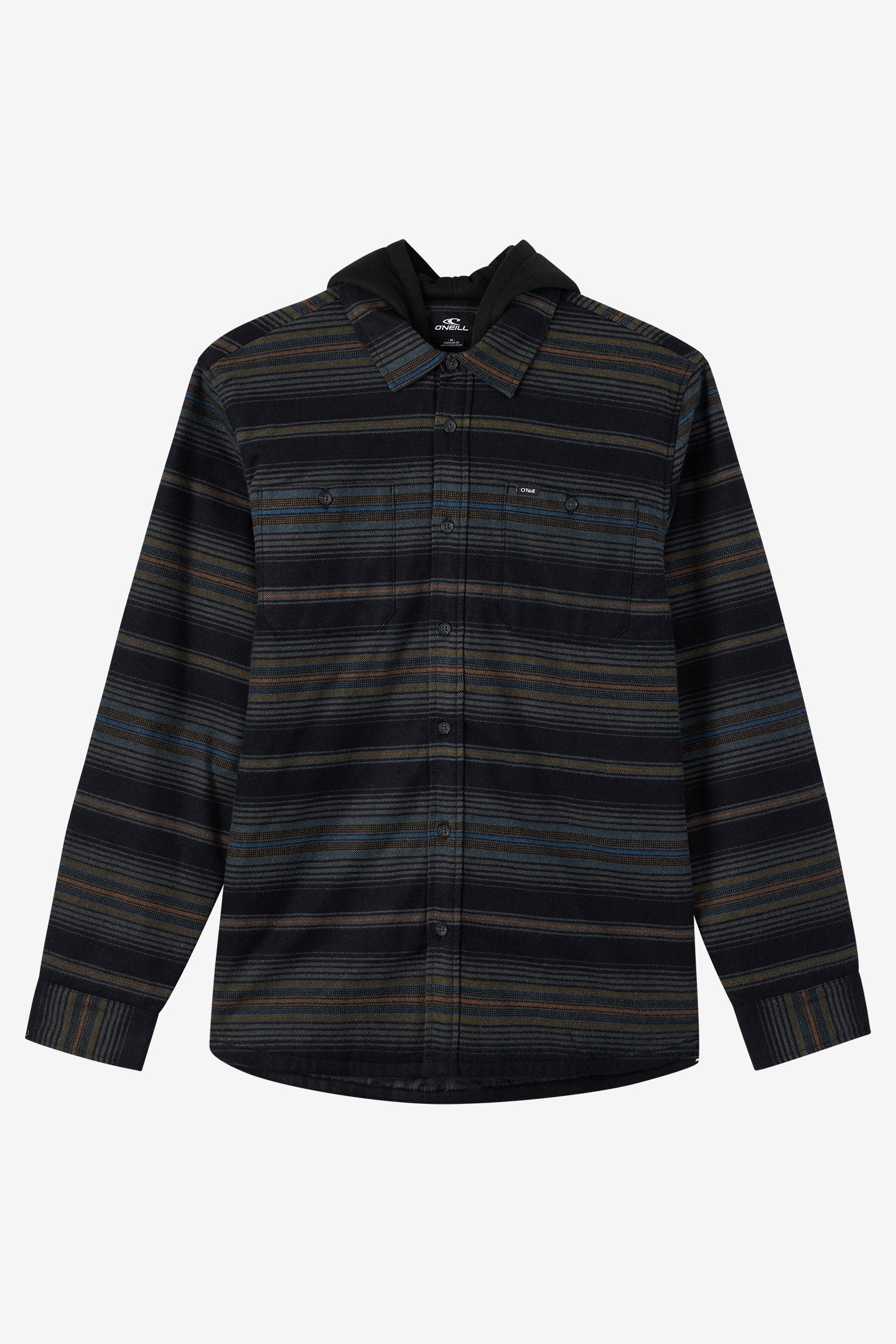 HOODED LINED FLANNEL