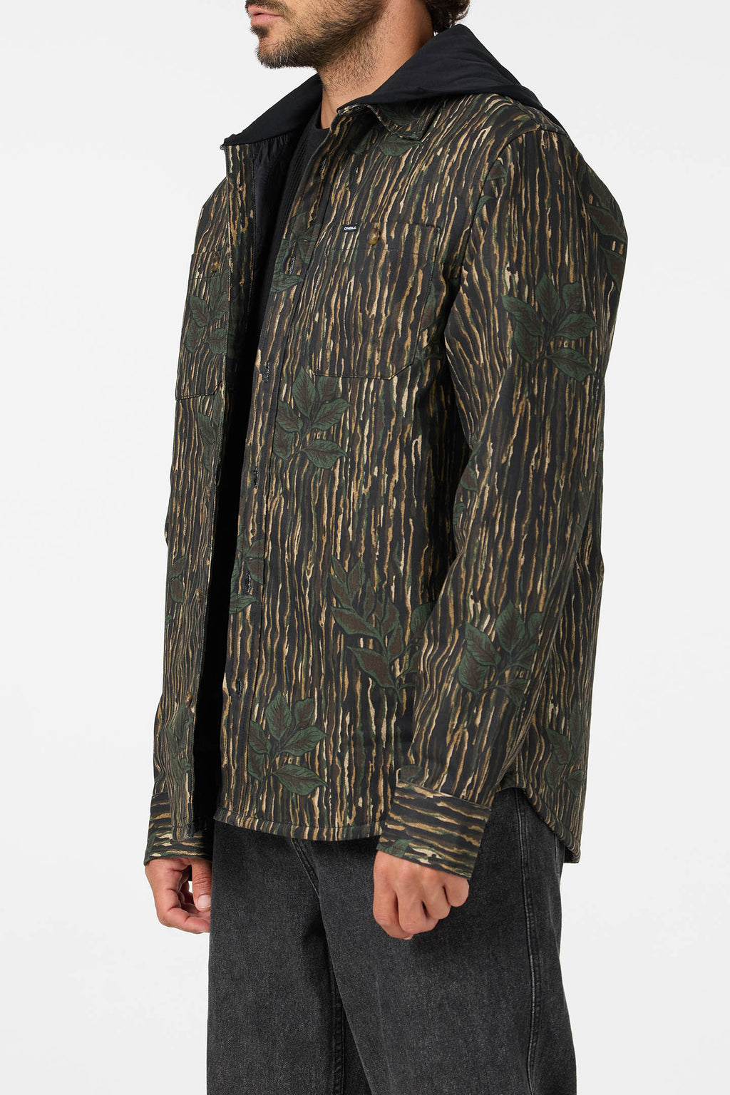 HOODED LINED FLANNEL