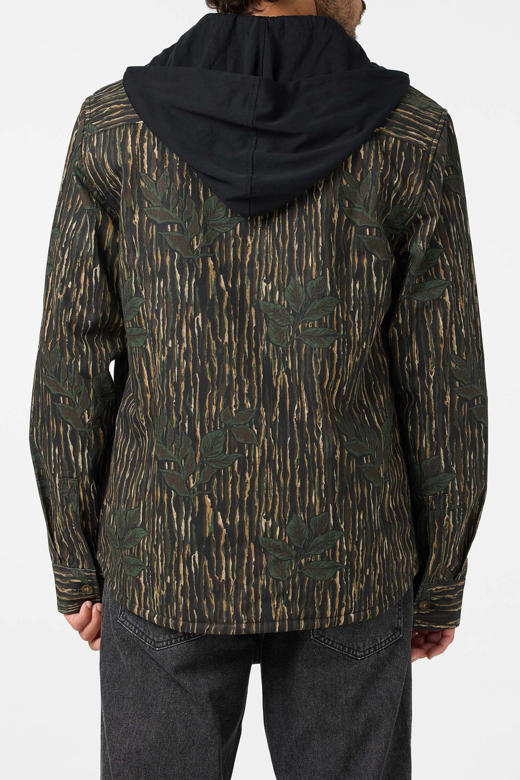 HOODED LINED FLANNEL