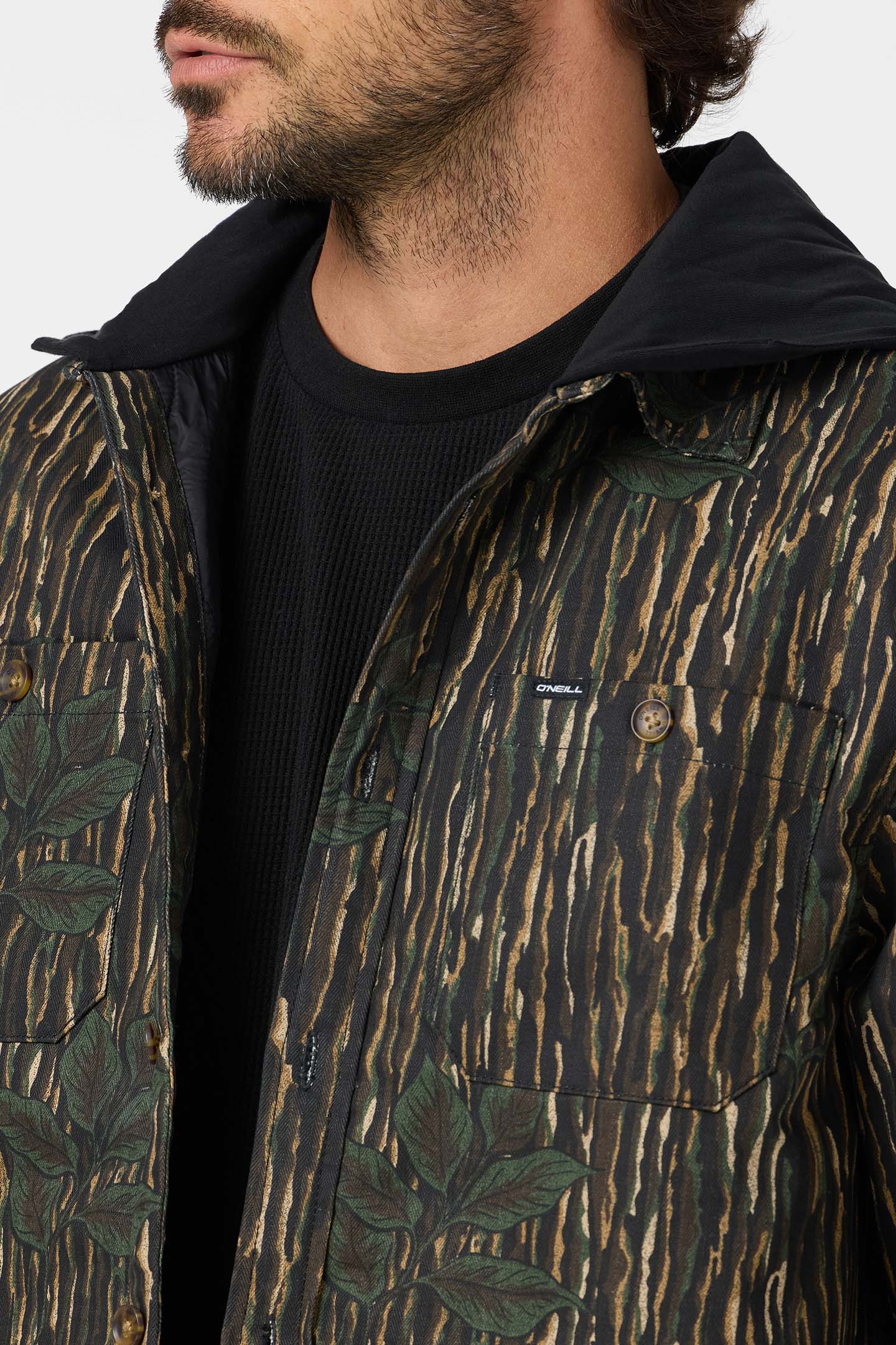 HOODED LINED FLANNEL
