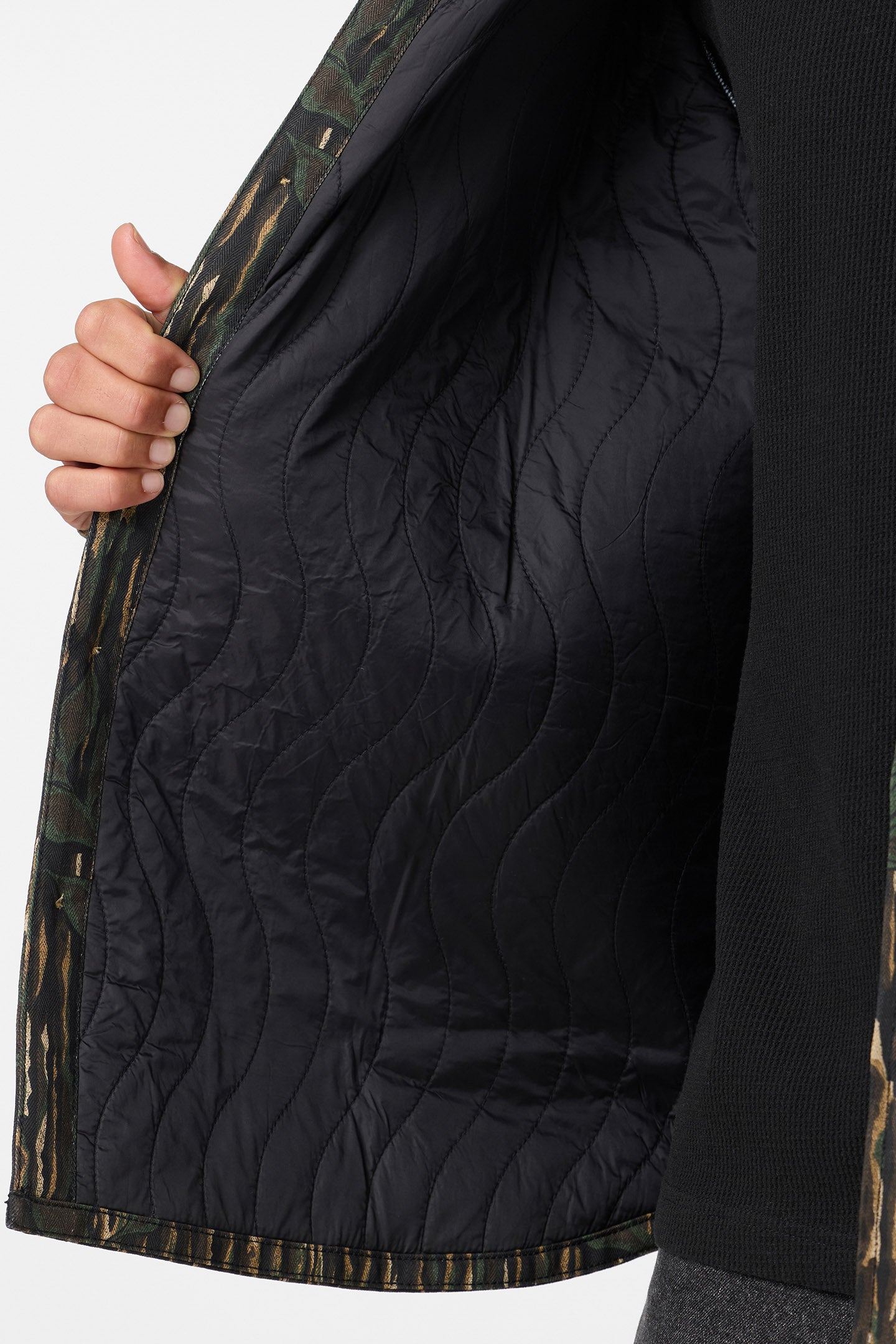 HOODED LINED FLANNEL