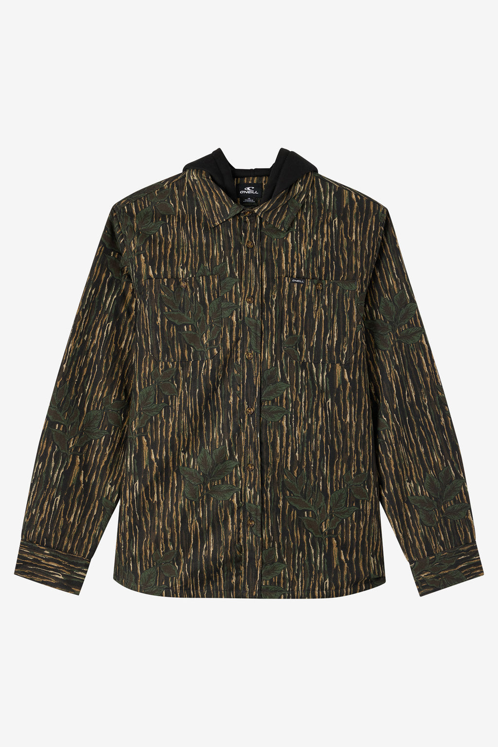 HOODED LINED FLANNEL