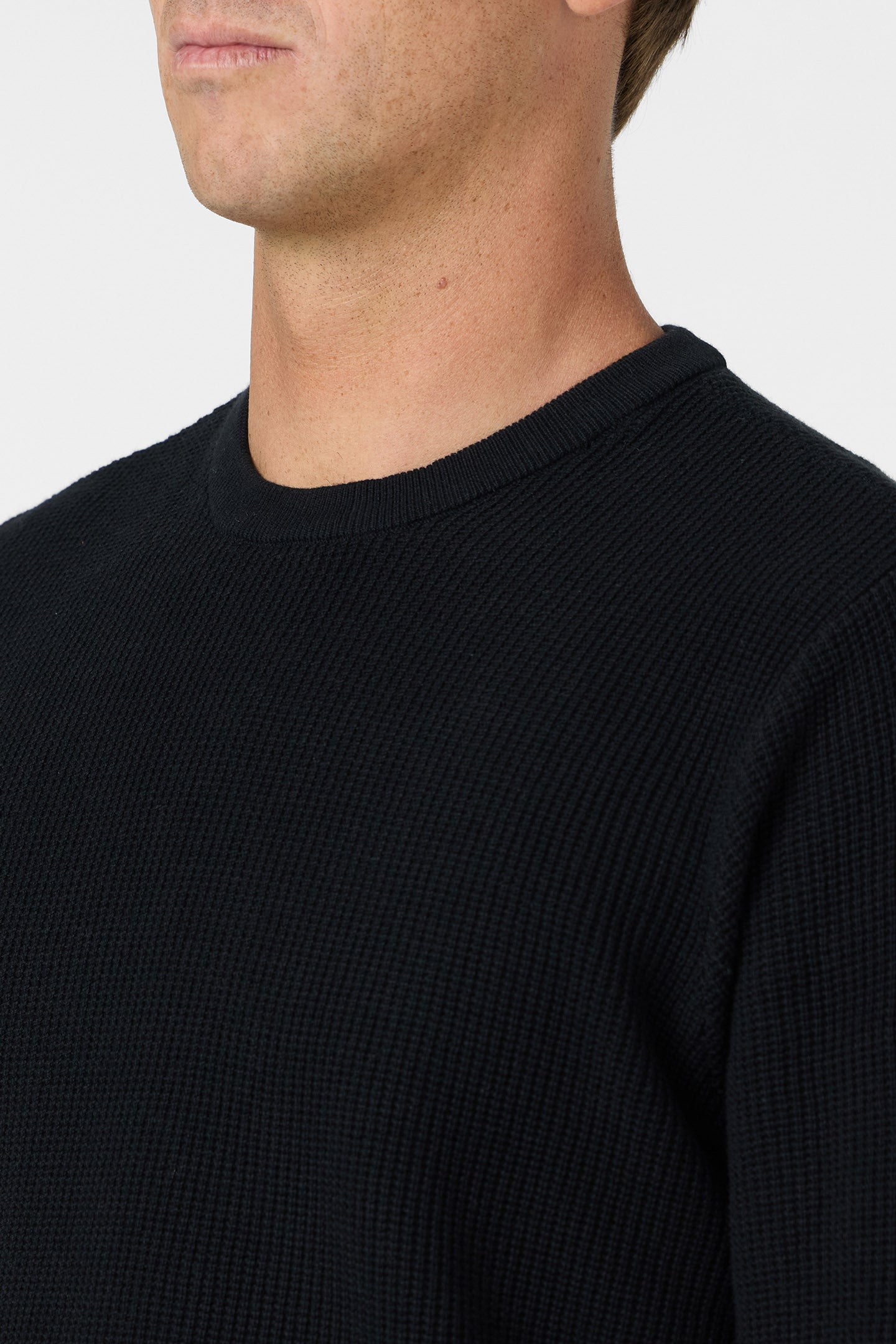 OG ROSCOE WAFFLE SWEATER