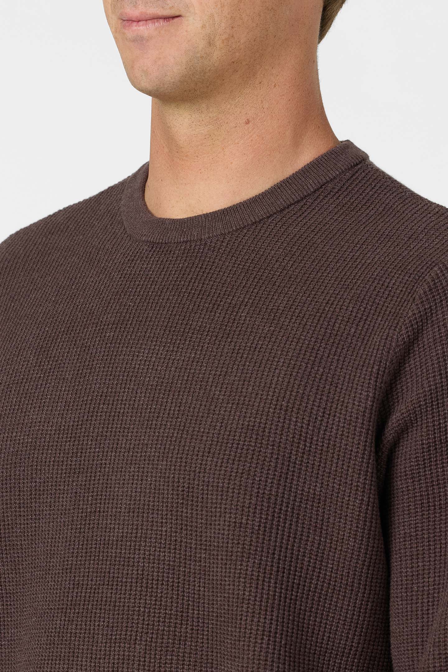 OG ROSCOE WAFFLE SWEATER