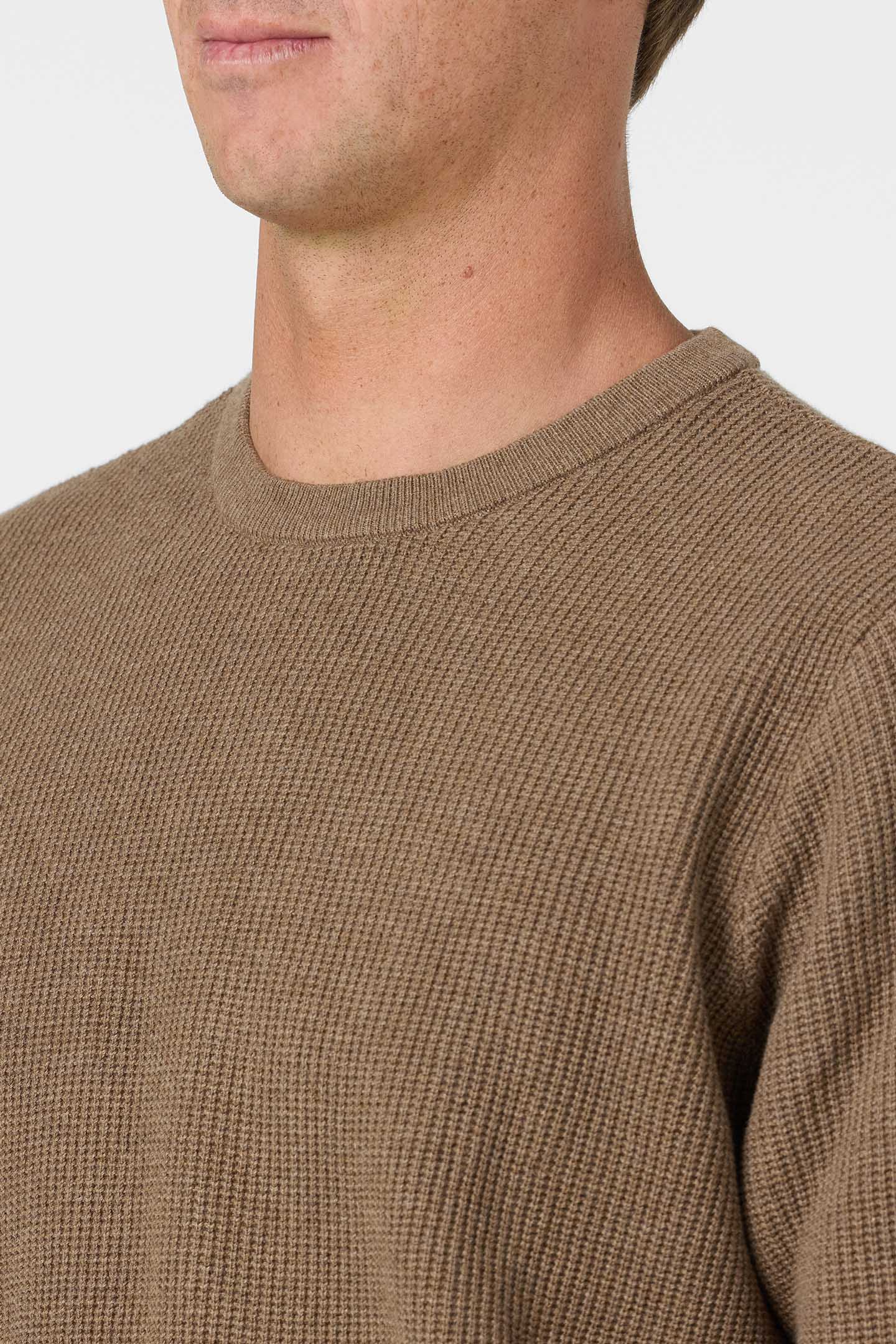 OG ROSCOE WAFFLE SWEATER