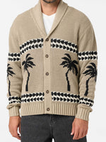 MIRRORED PALMS CARDIGAN