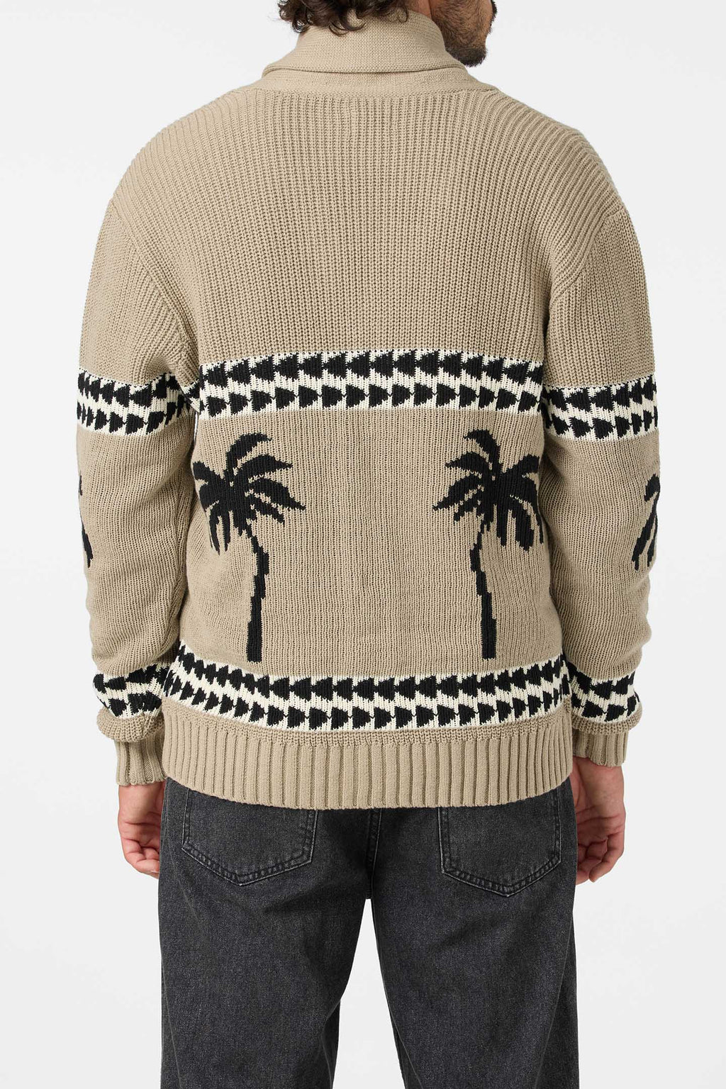MIRRORED PALMS CARDIGAN