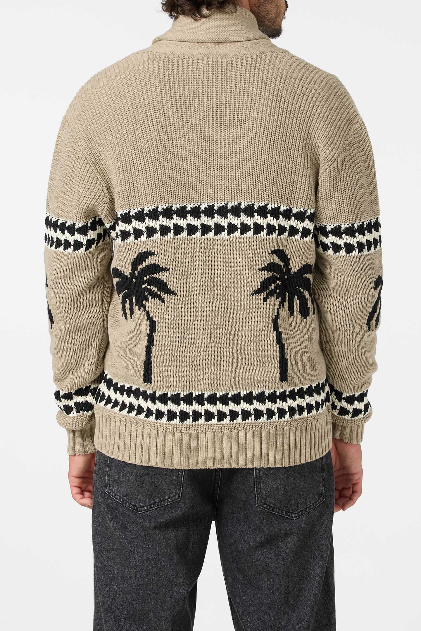 MIRRORED PALMS CARDIGAN