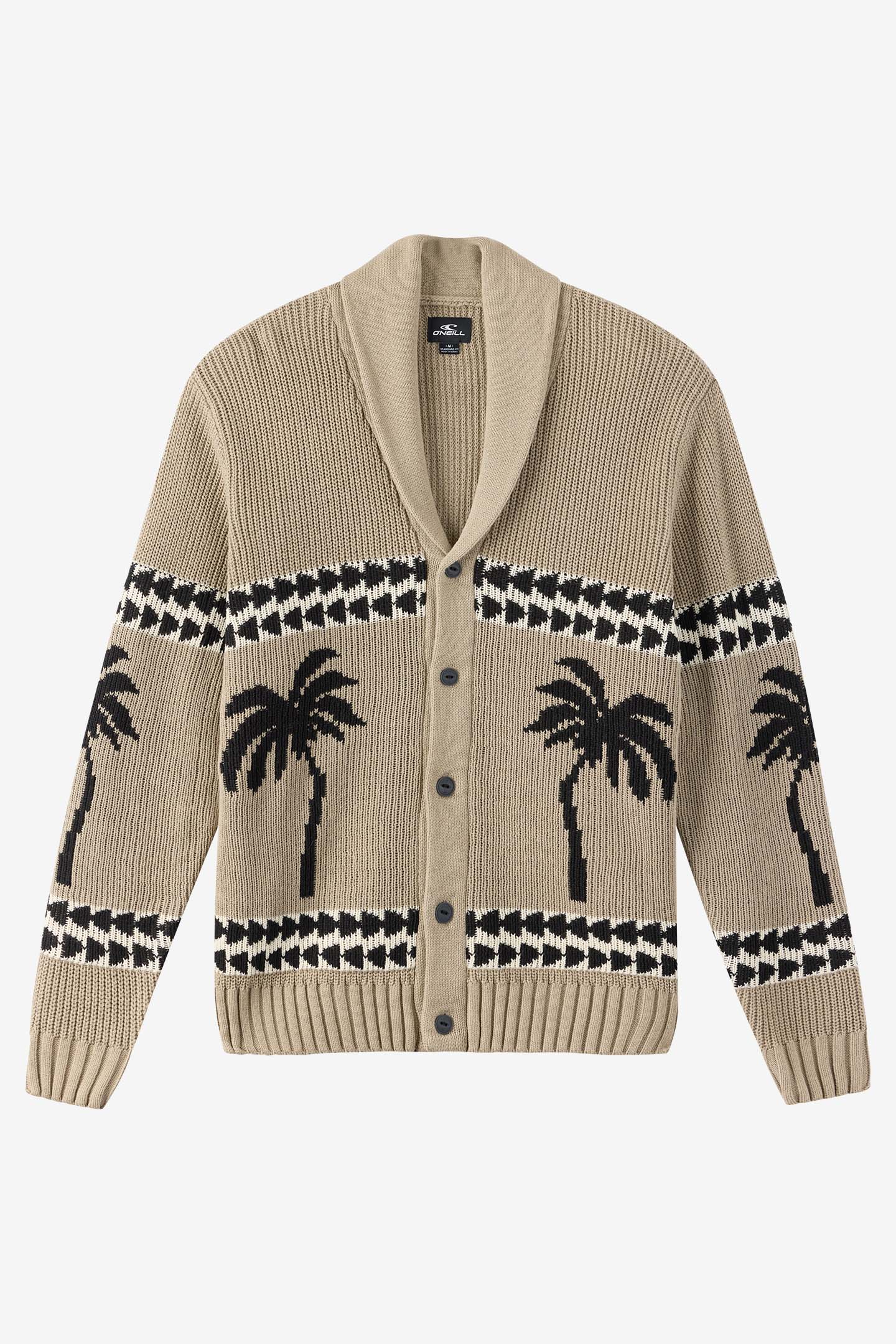 MIRRORED PALMS CARDIGAN