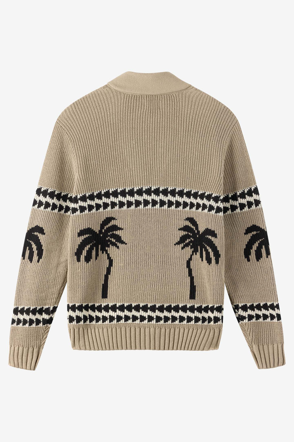 MIRRORED PALMS CARDIGAN