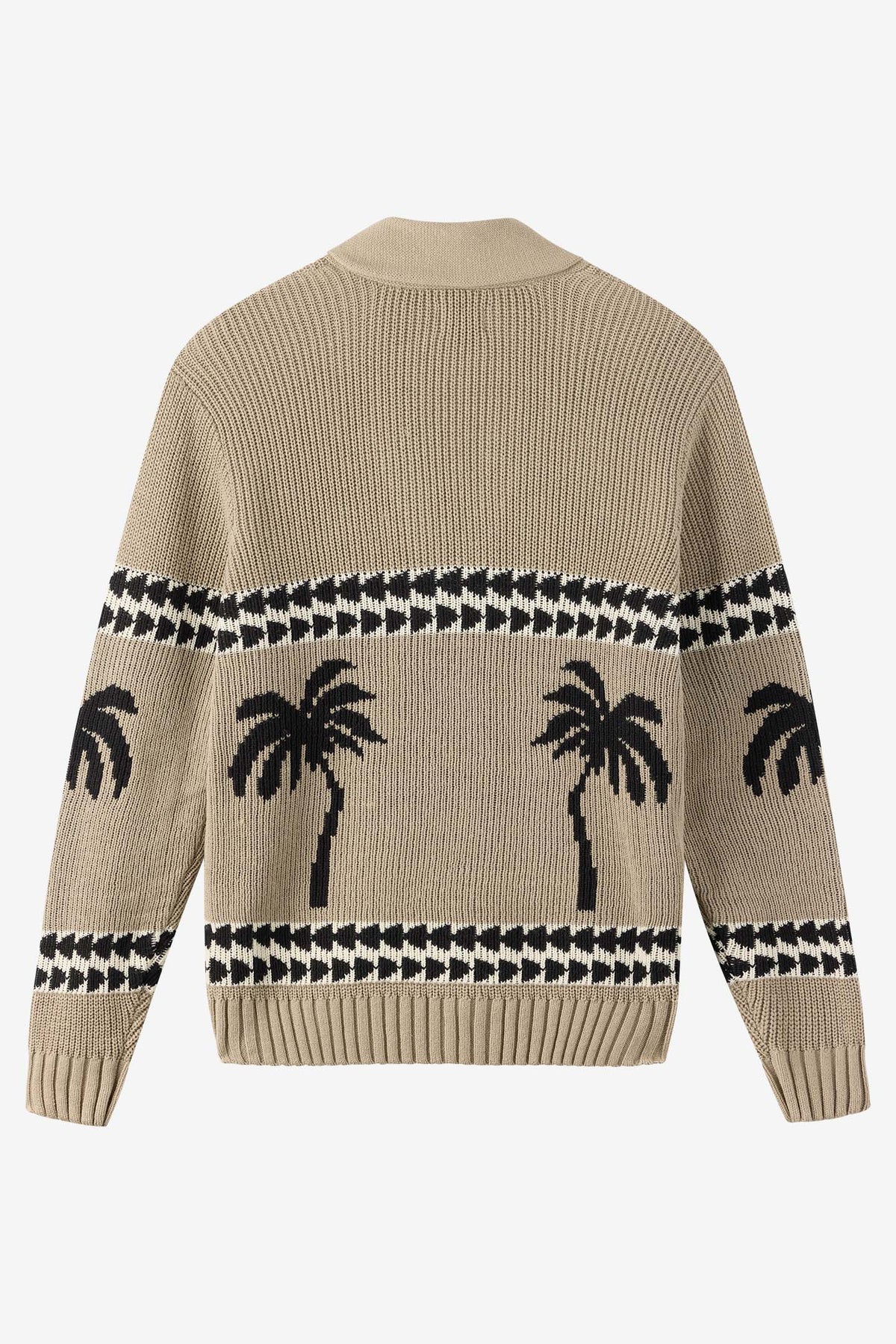 MIRRORED PALMS CARDIGAN