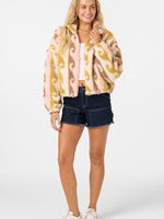 CORDIN JACQUARD SHERPA JACKET