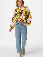 KACEY HIGH PILE 1/2 ZIP JACKET