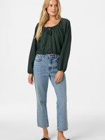 CAMI KNIT LONG SLEEVE TOP