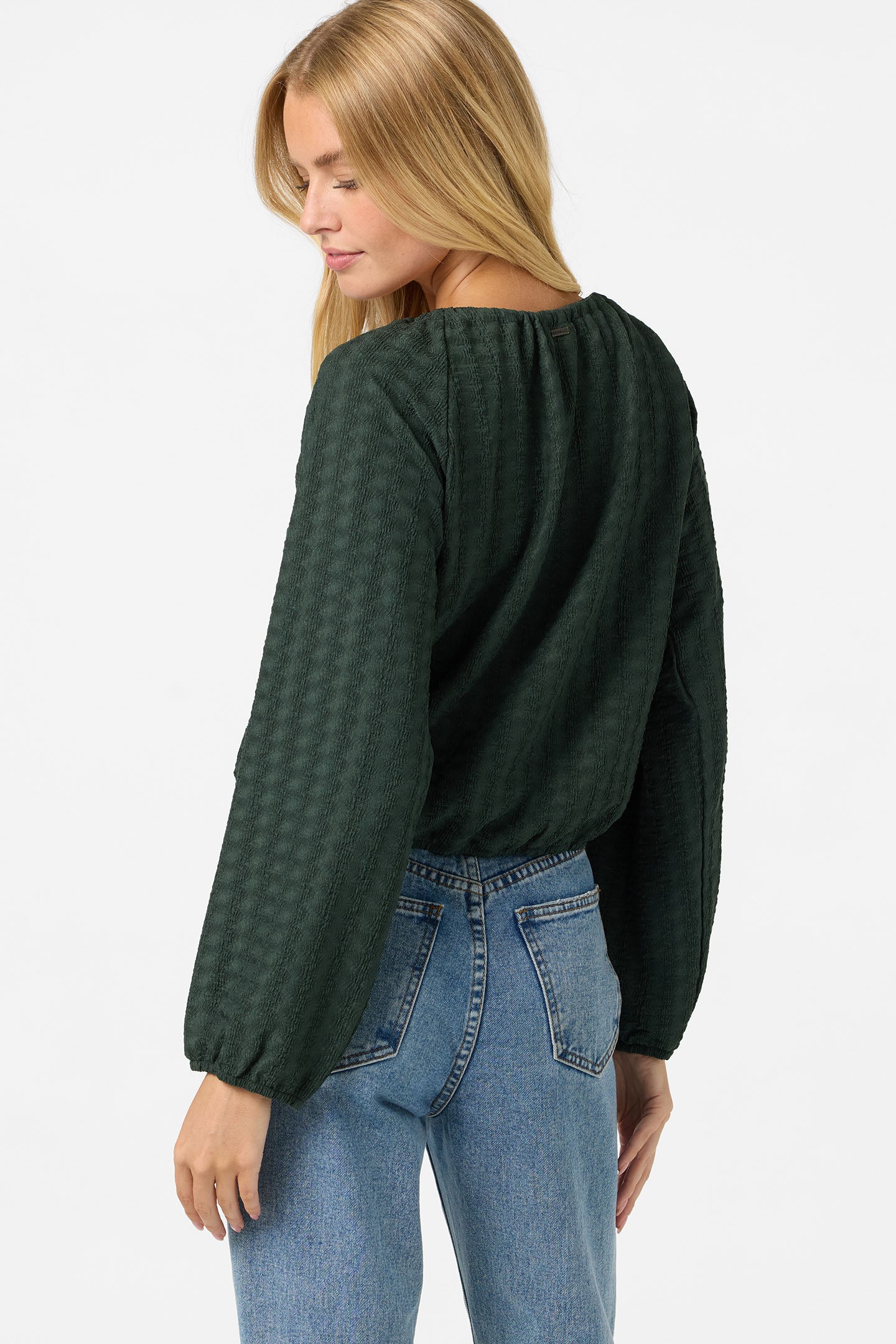 CAMI KNIT LONG SLEEVE TOP