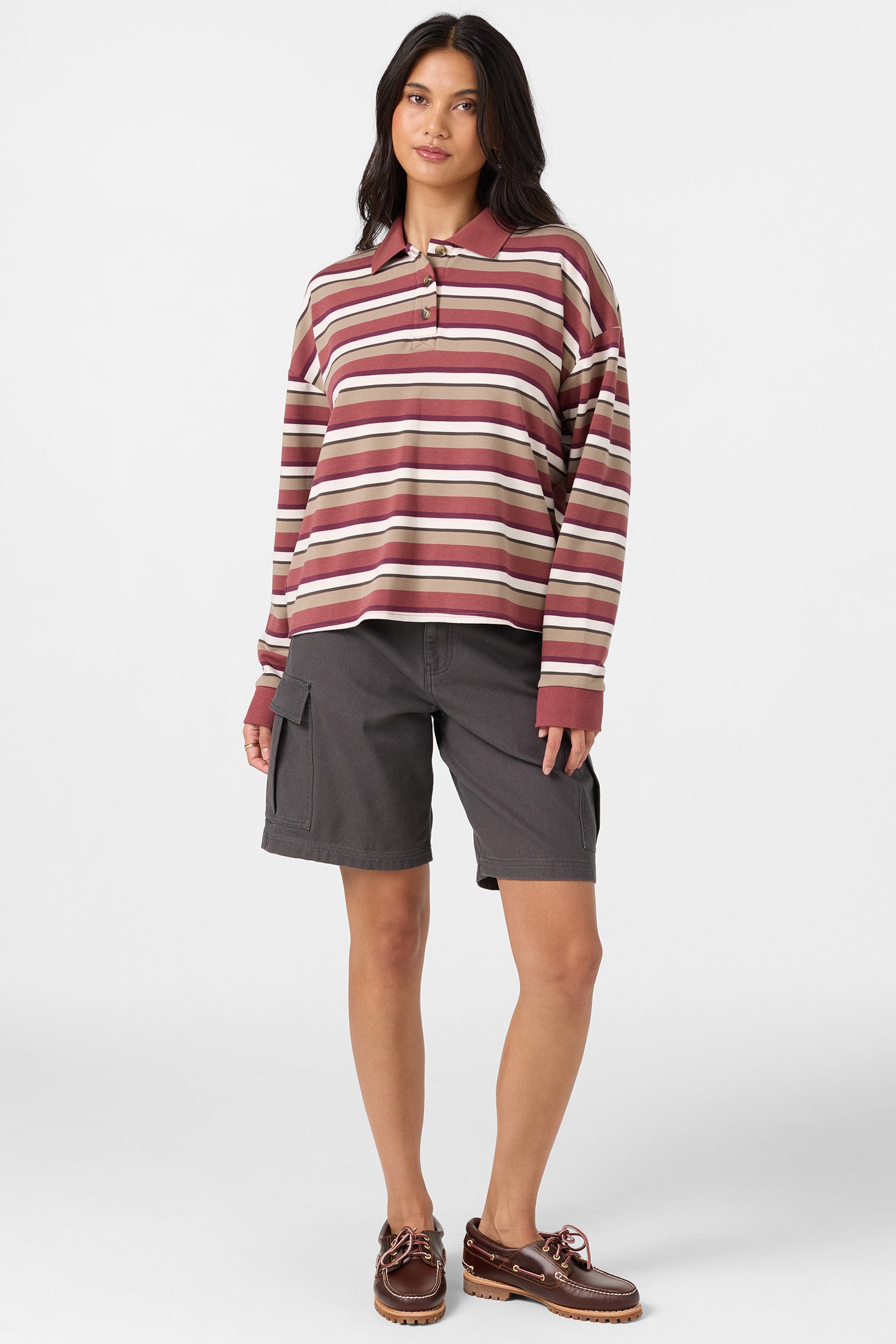 OG KYRA LS CROP POLO