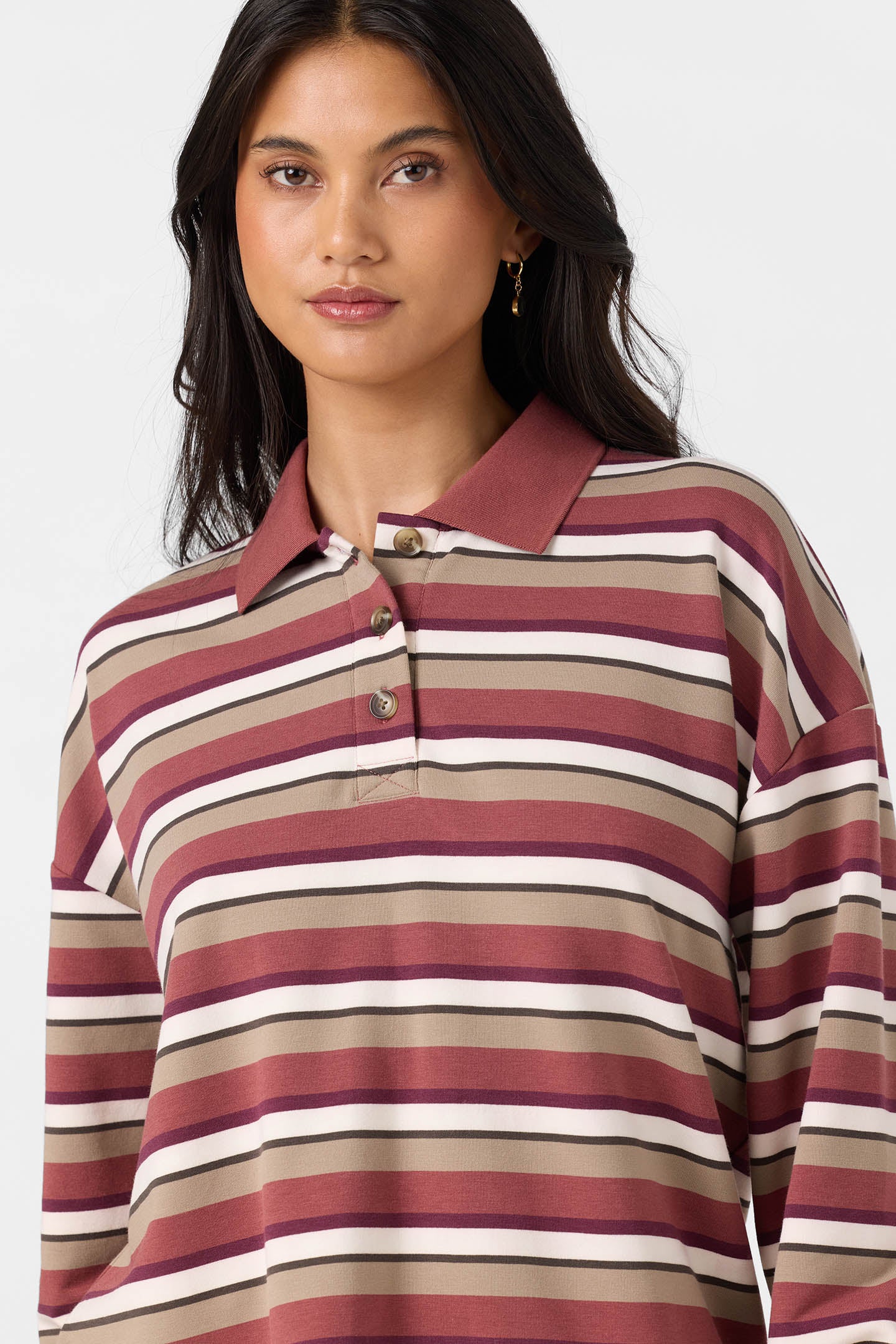 OG KYRA LS CROP POLO