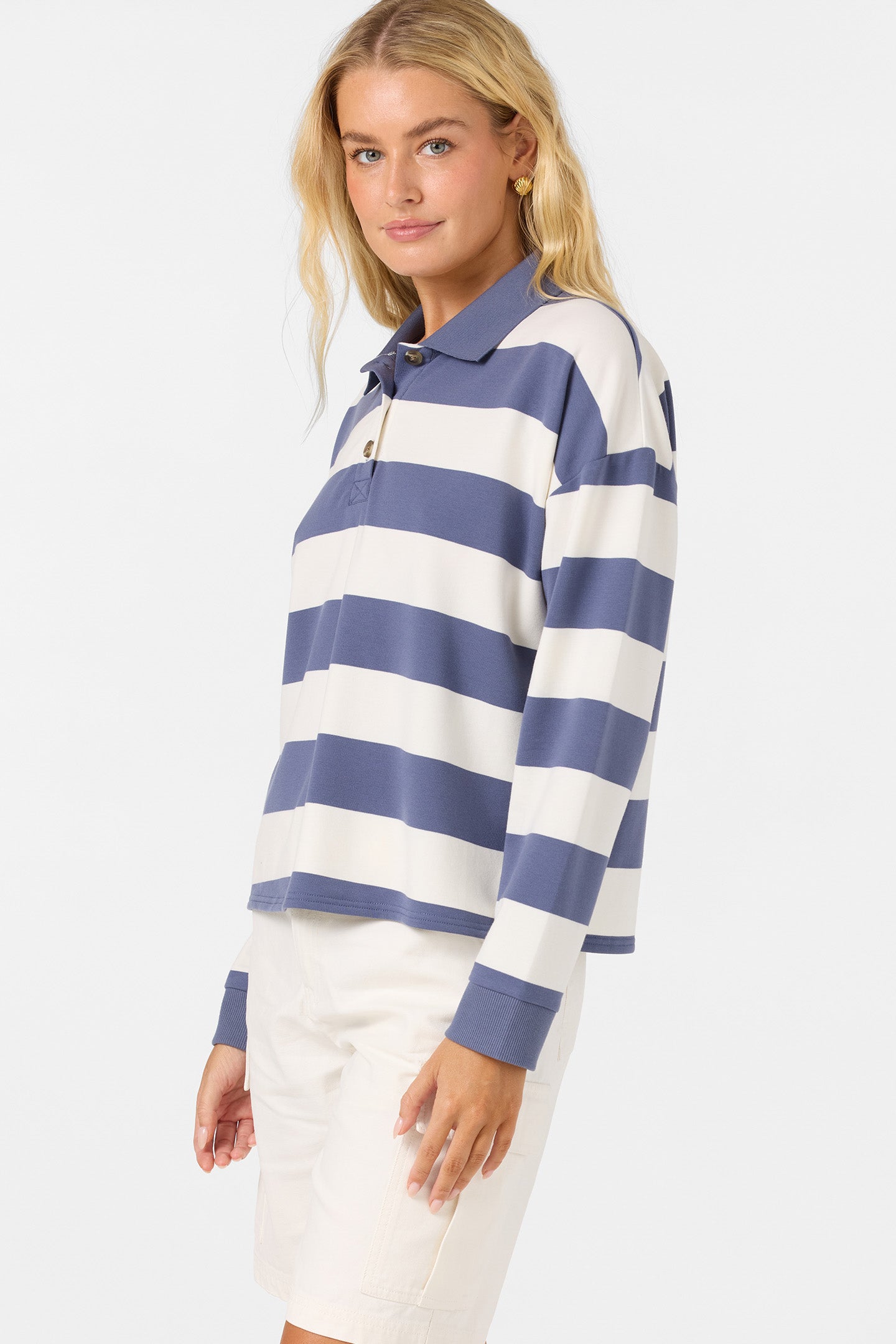 OG KYRA LS CROP POLO