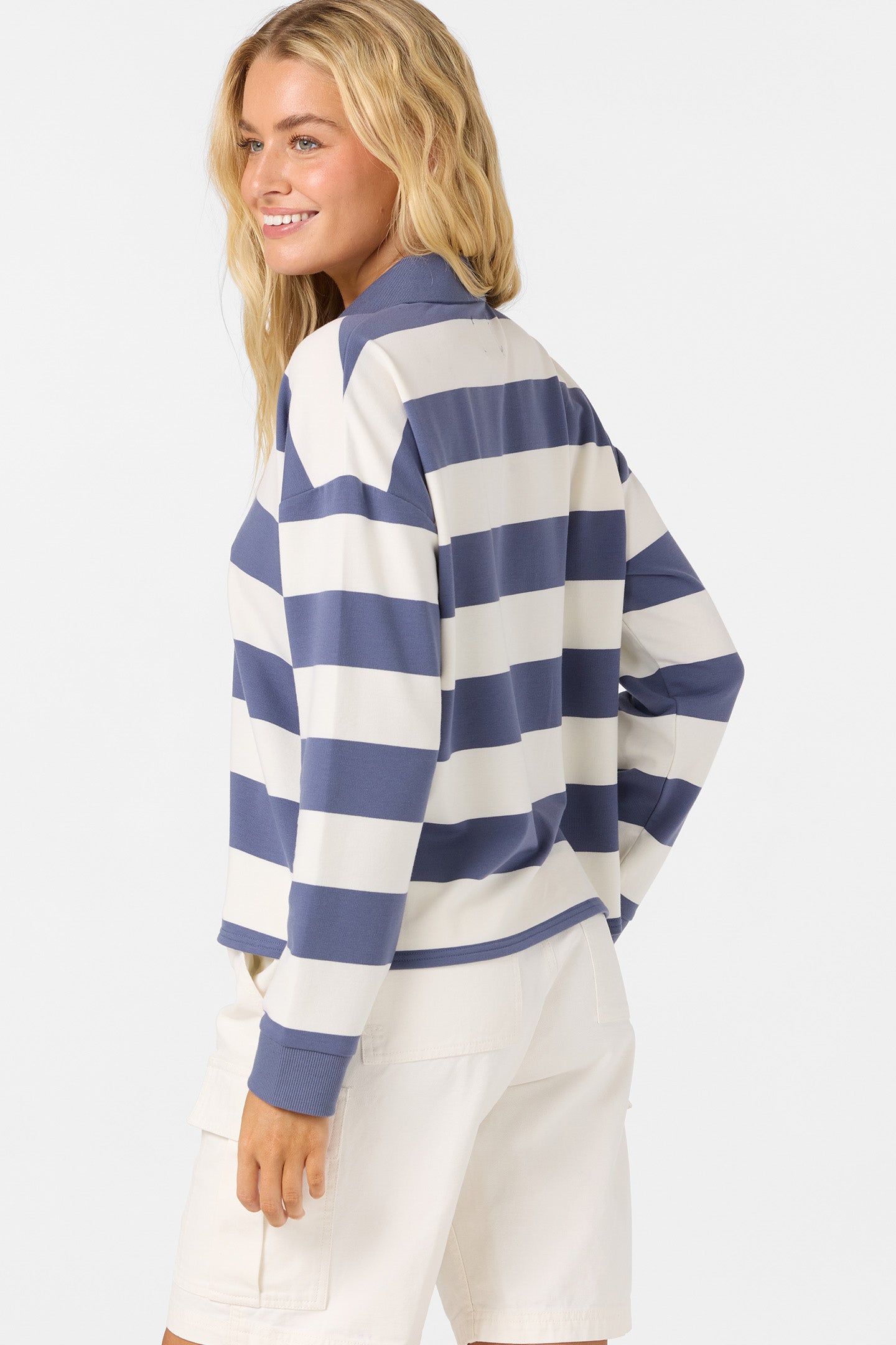 OG KYRA LS CROP POLO