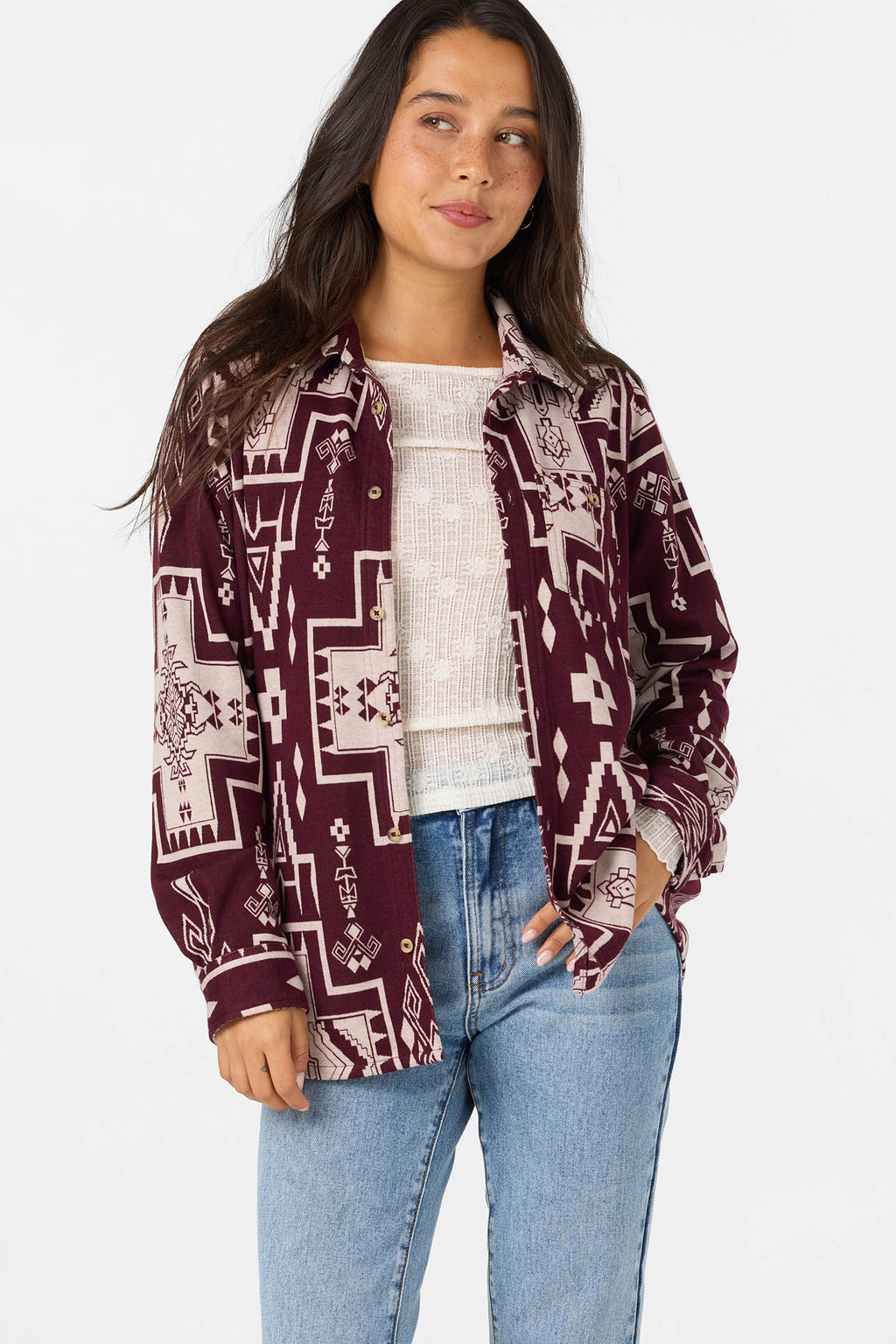 JORGINA L/S KNIT TOP