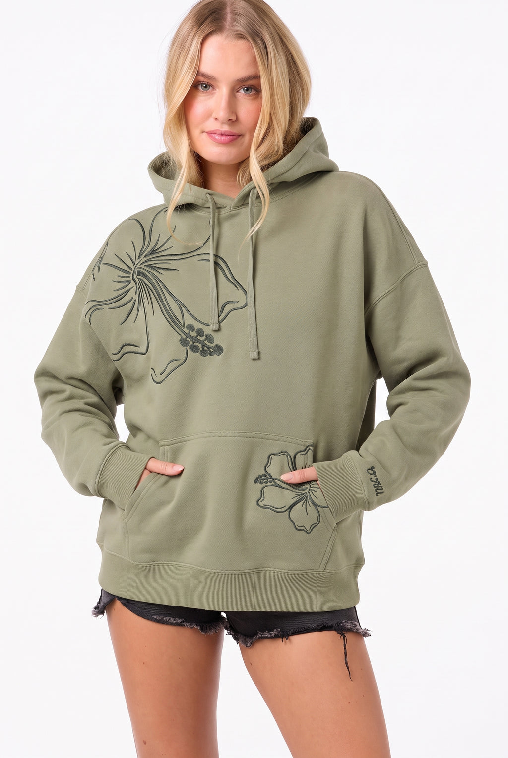 HIBISCUS OVERSIZED HOODIE