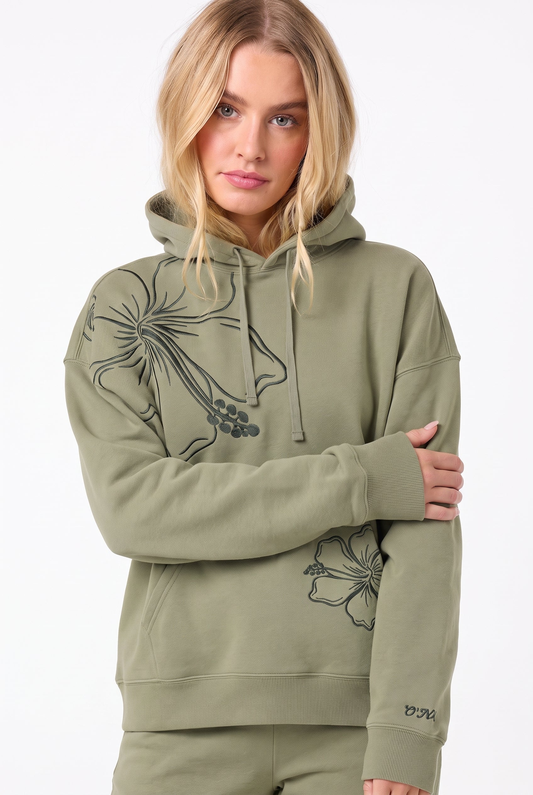 HIBISCUS OVERSIZED HOODIE
