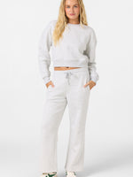 EVELYN CROPPED CREW FLEECE