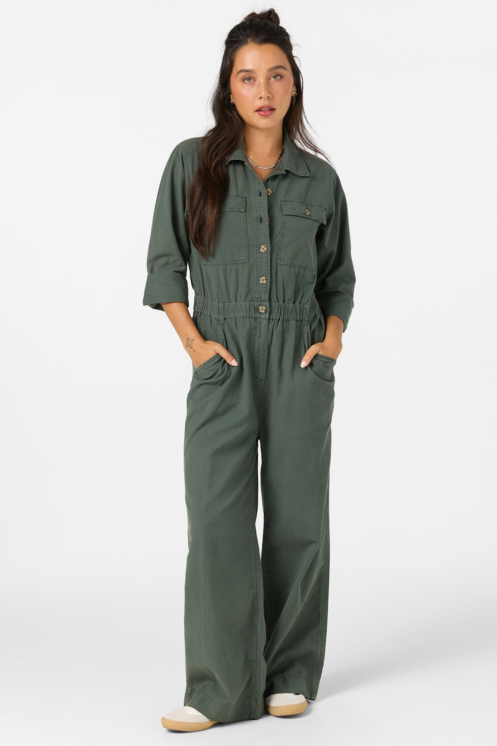 FAYE LONG SLEEVE JUMPSUIT