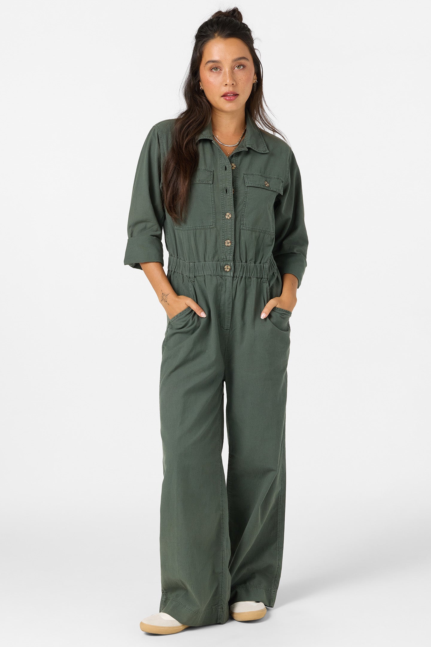 FAYE LONG SLEEVE JUMPSUIT