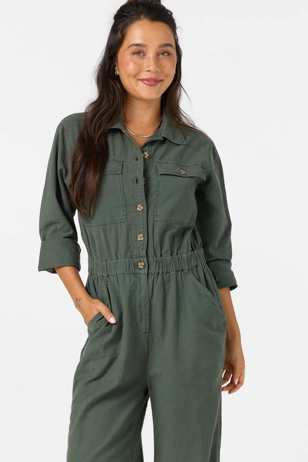 FAYE LONG SLEEVE JUMPSUIT