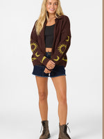 CORRINE ZIP UP SWEATER