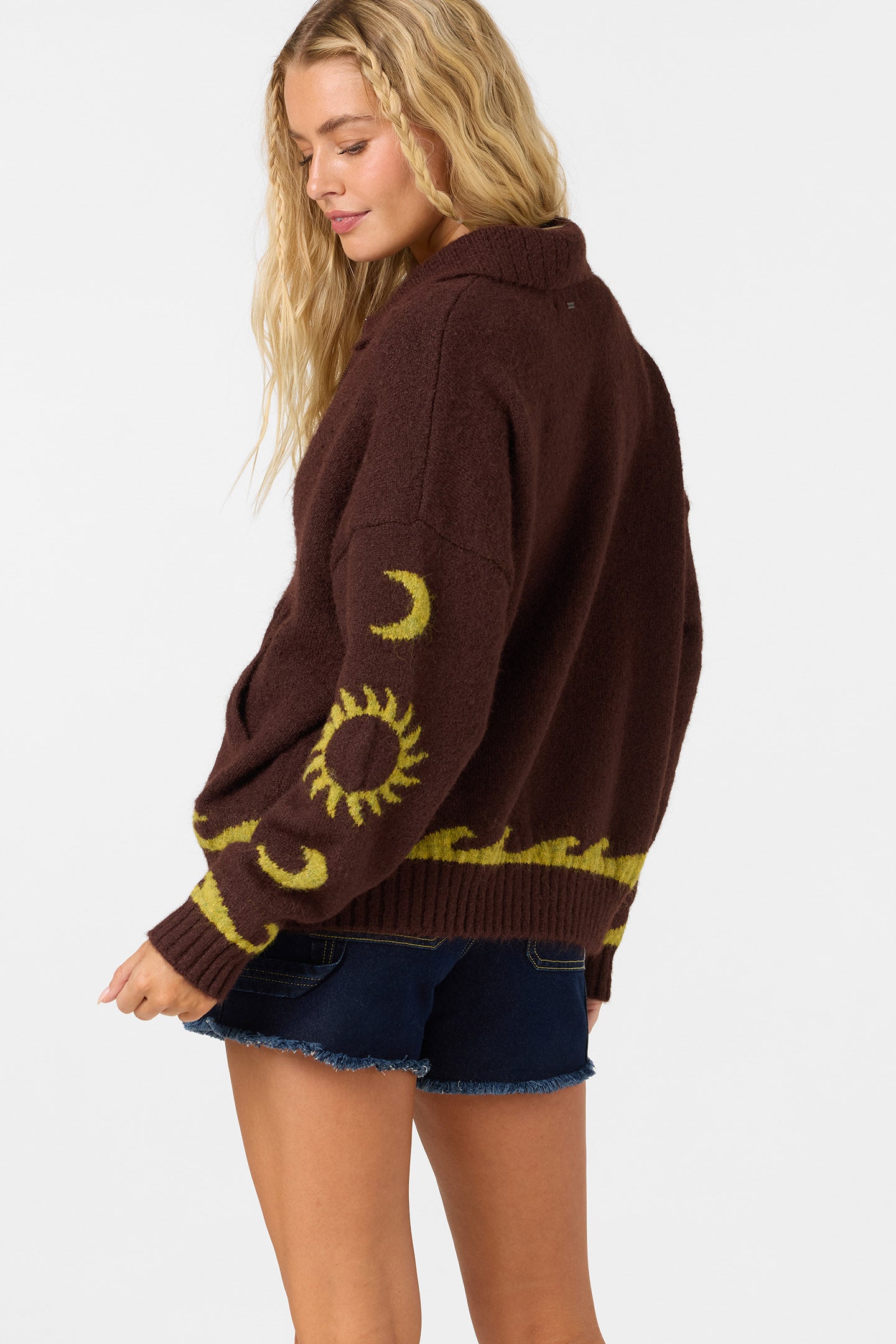 CORRINE ZIP UP SWEATER