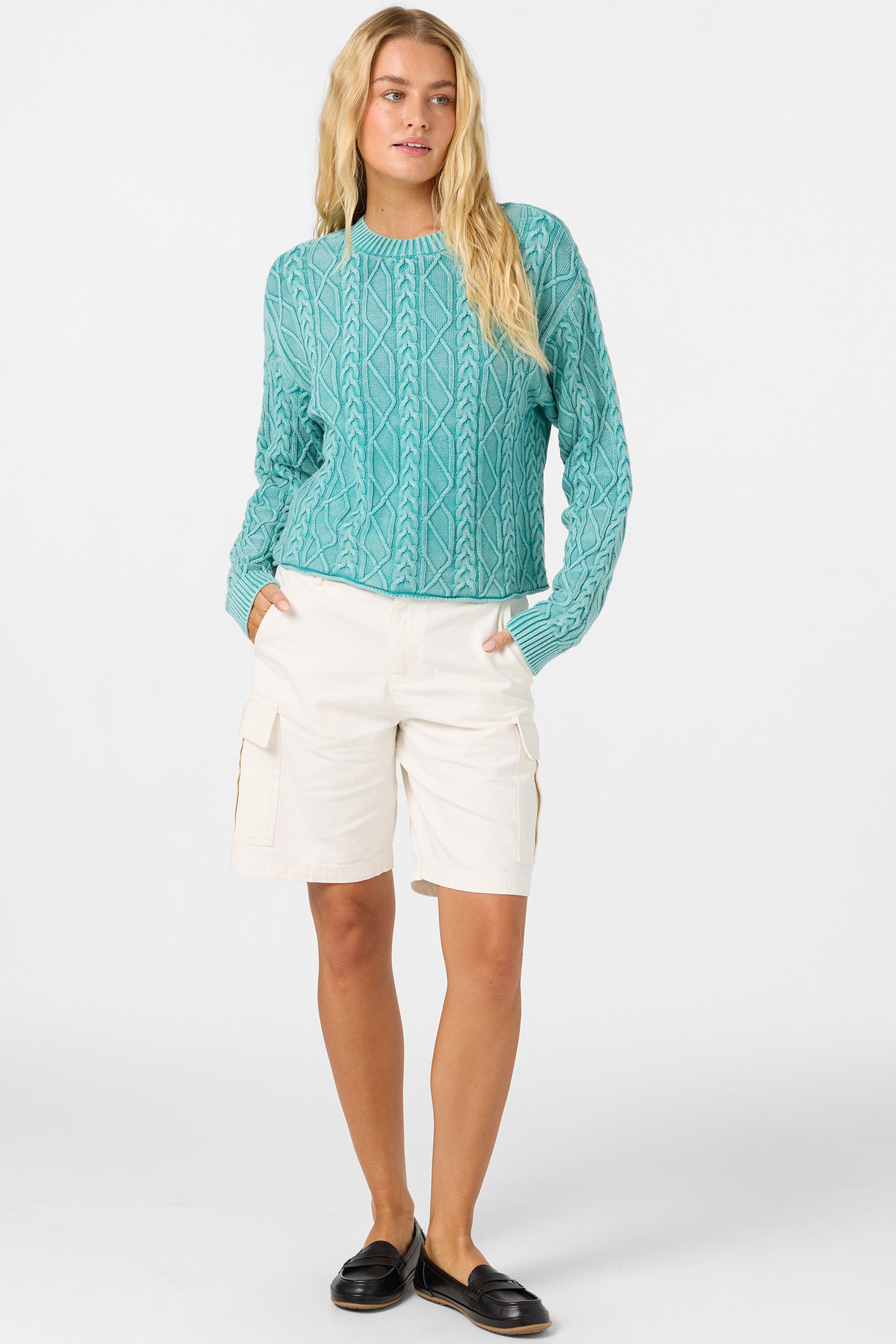 OG MISHA CABLE KNIT SWEATER