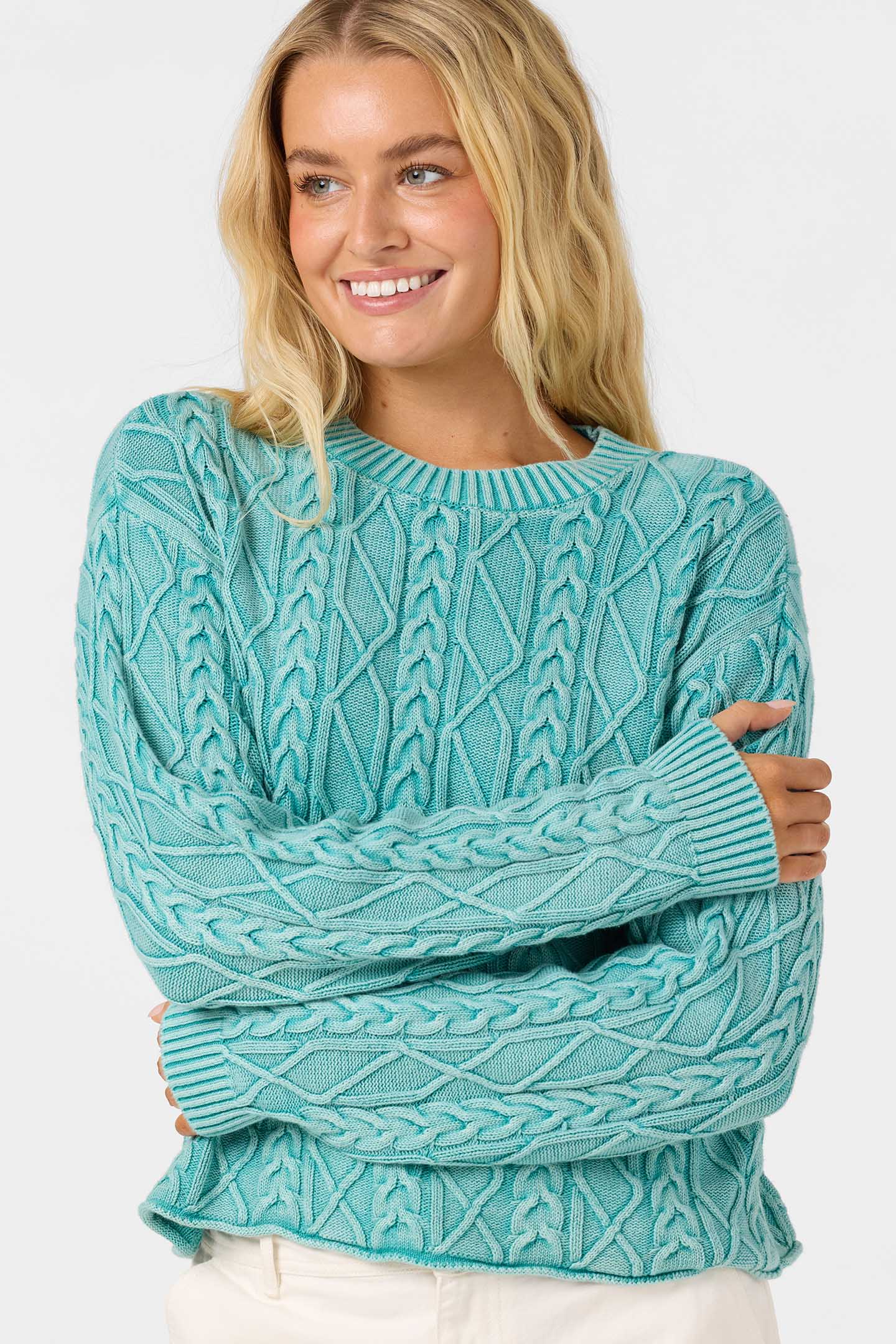 OG MISHA CABLE KNIT SWEATER
