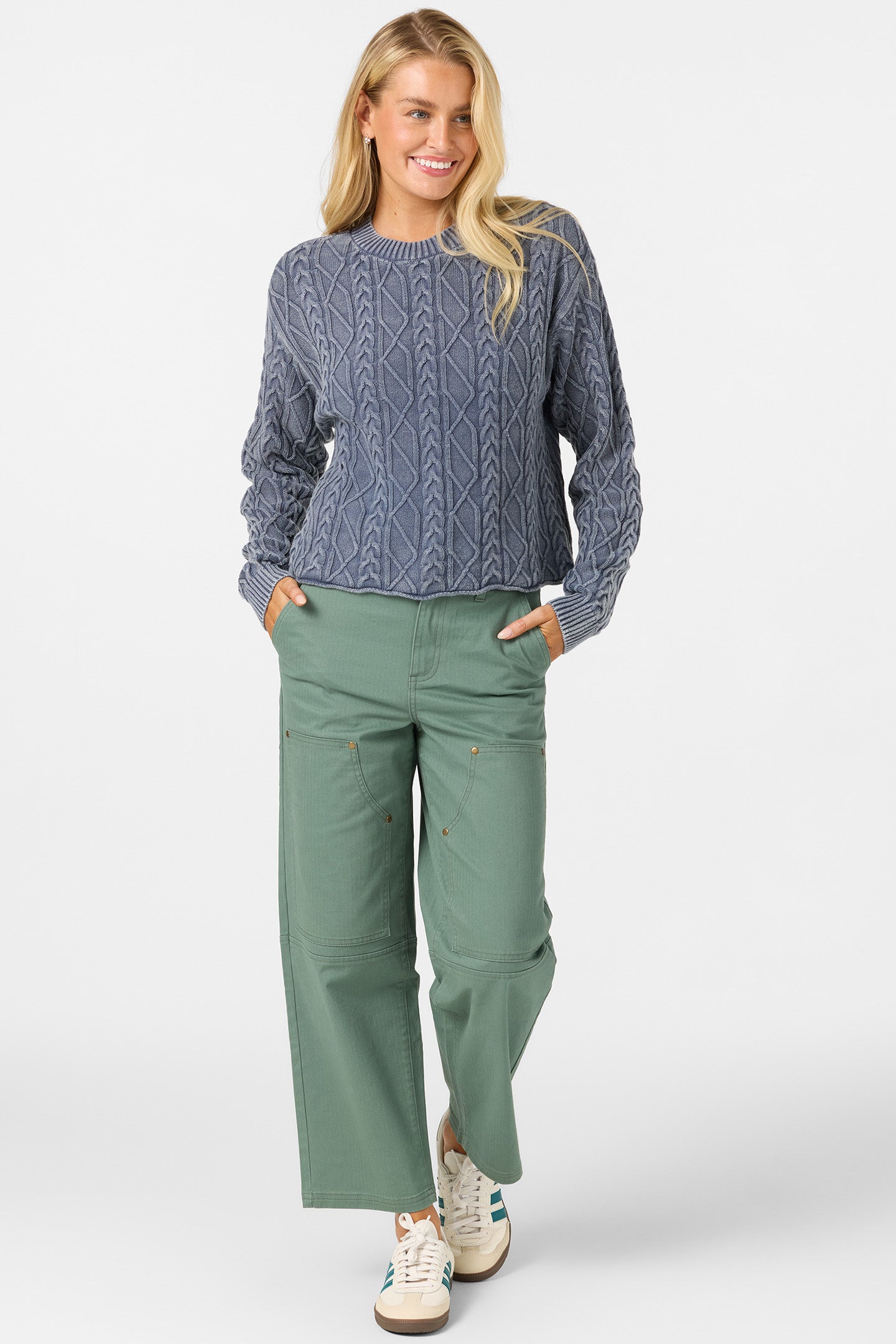 OG MISHA CABLE KNIT SWEATER