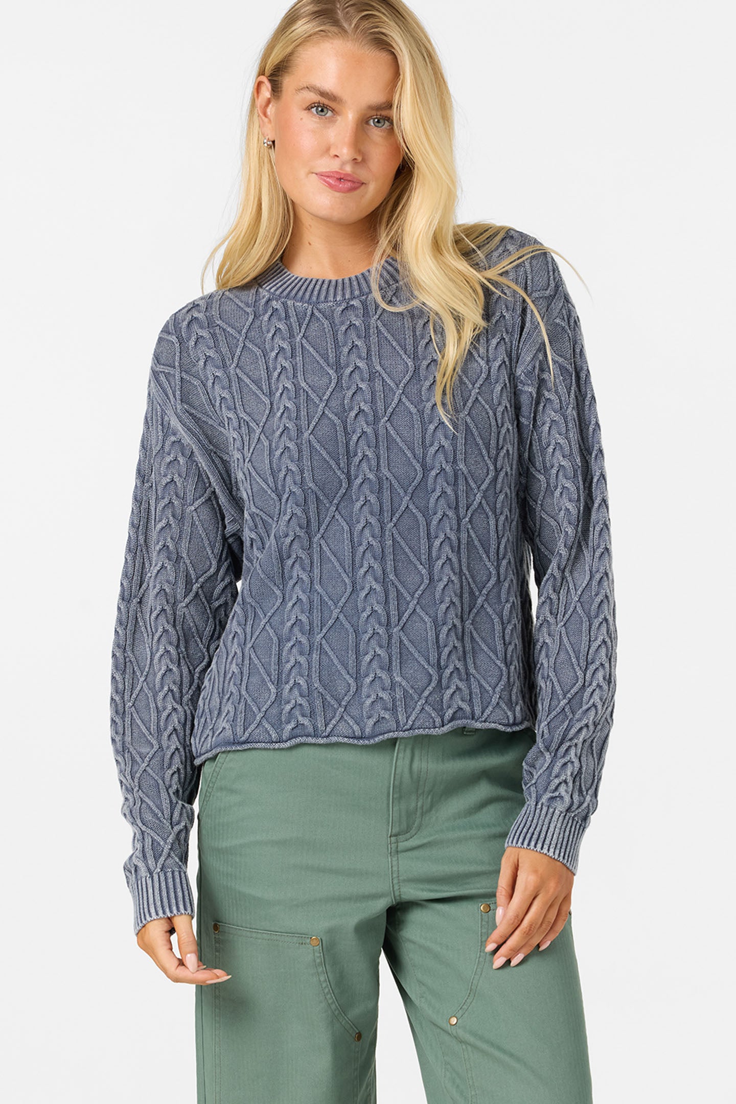 OG MISHA CABLE KNIT SWEATER