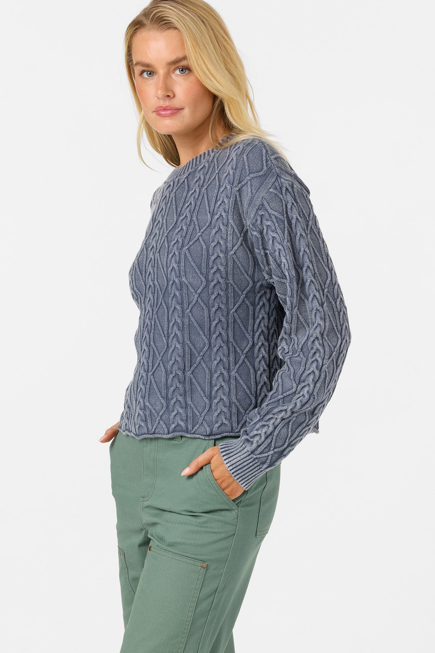 OG MISHA CABLE KNIT SWEATER