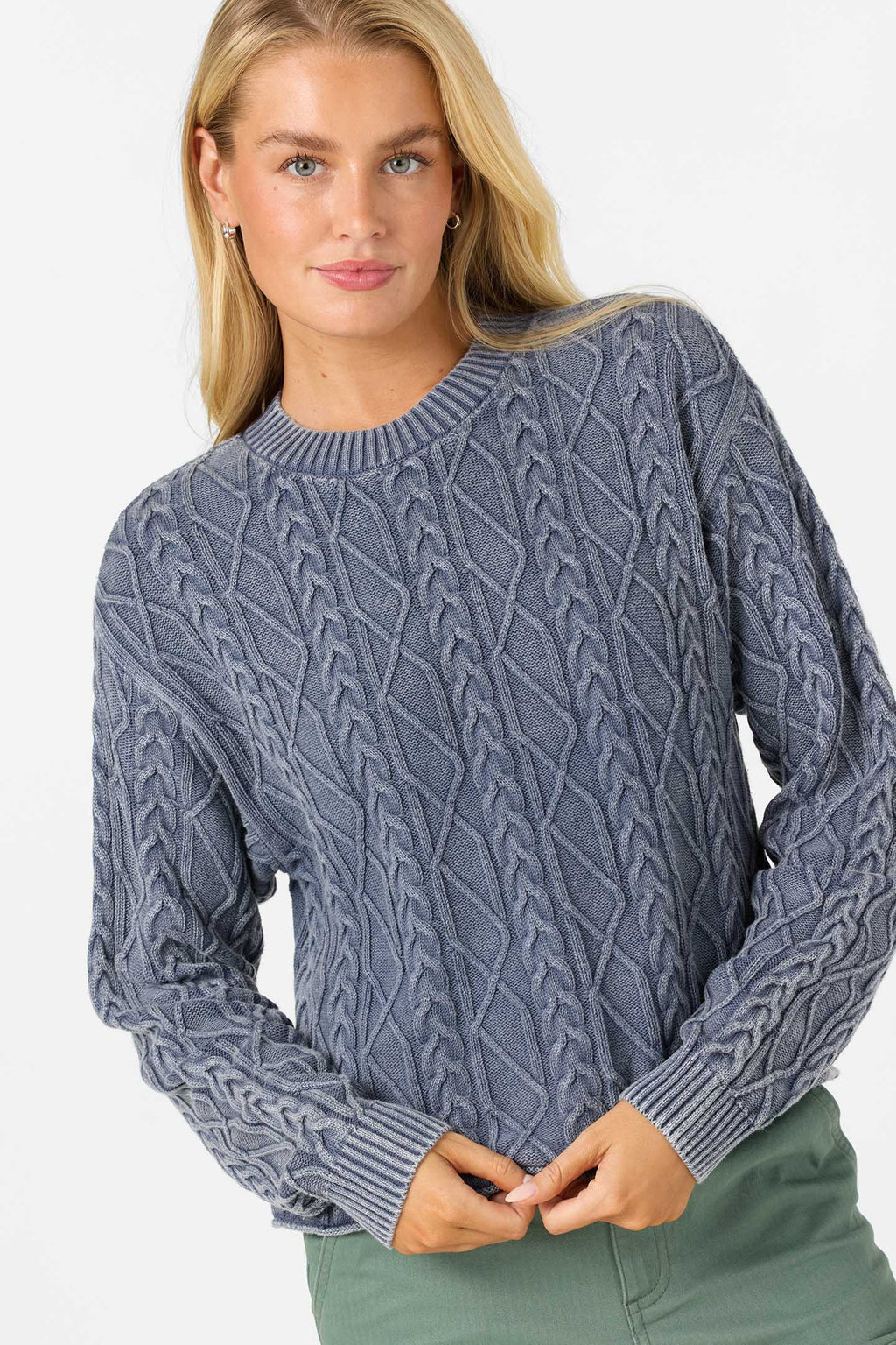 OG MISHA CABLE KNIT SWEATER