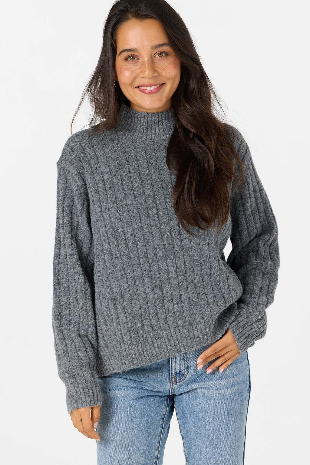 CYPRESS MOCK NECK SWEATER