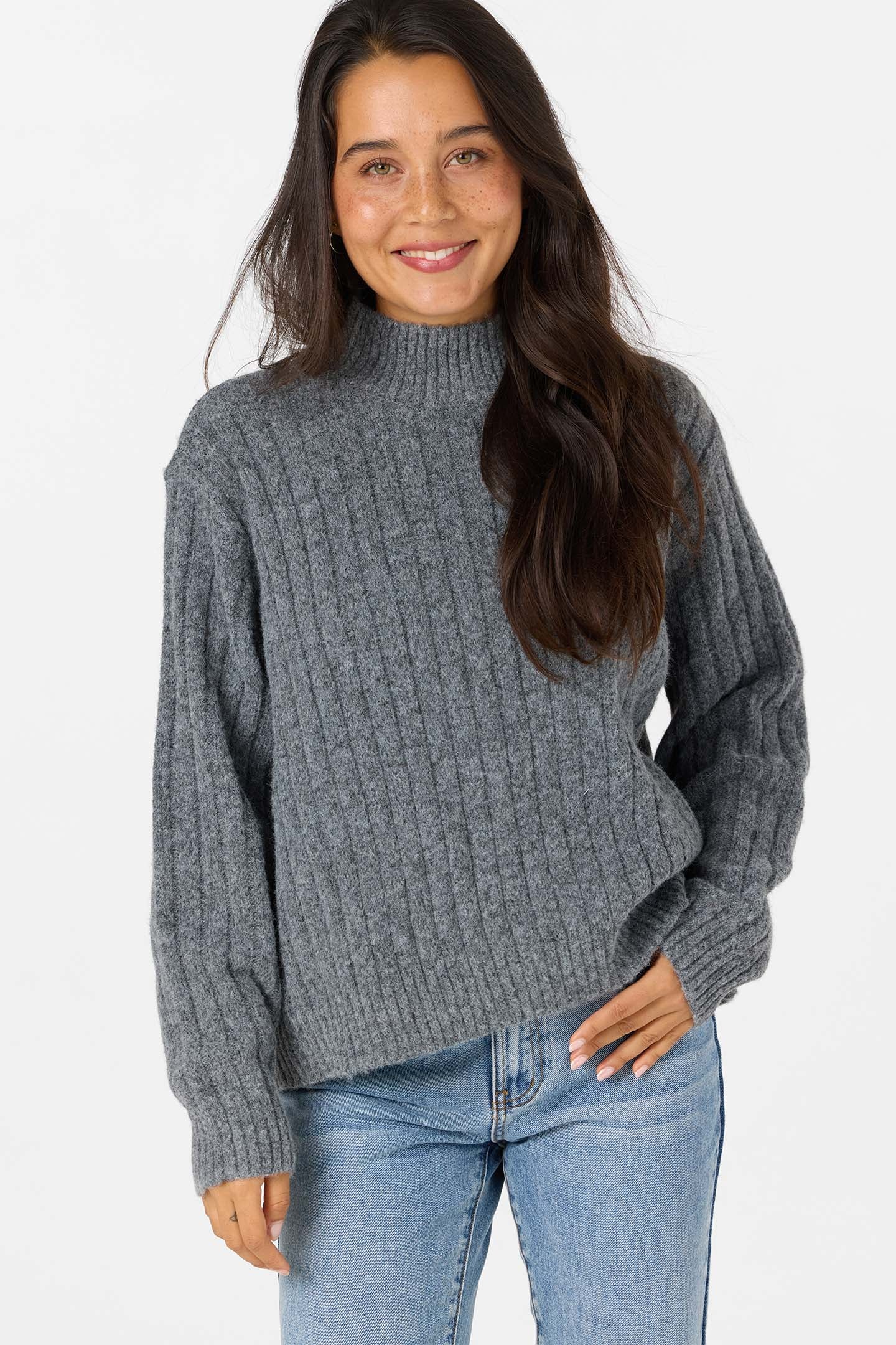 CYPRESS MOCK NECK SWEATER