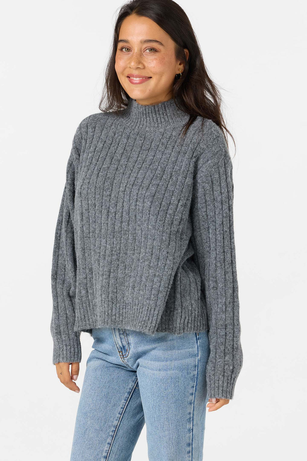 CYPRESS MOCK NECK SWEATER