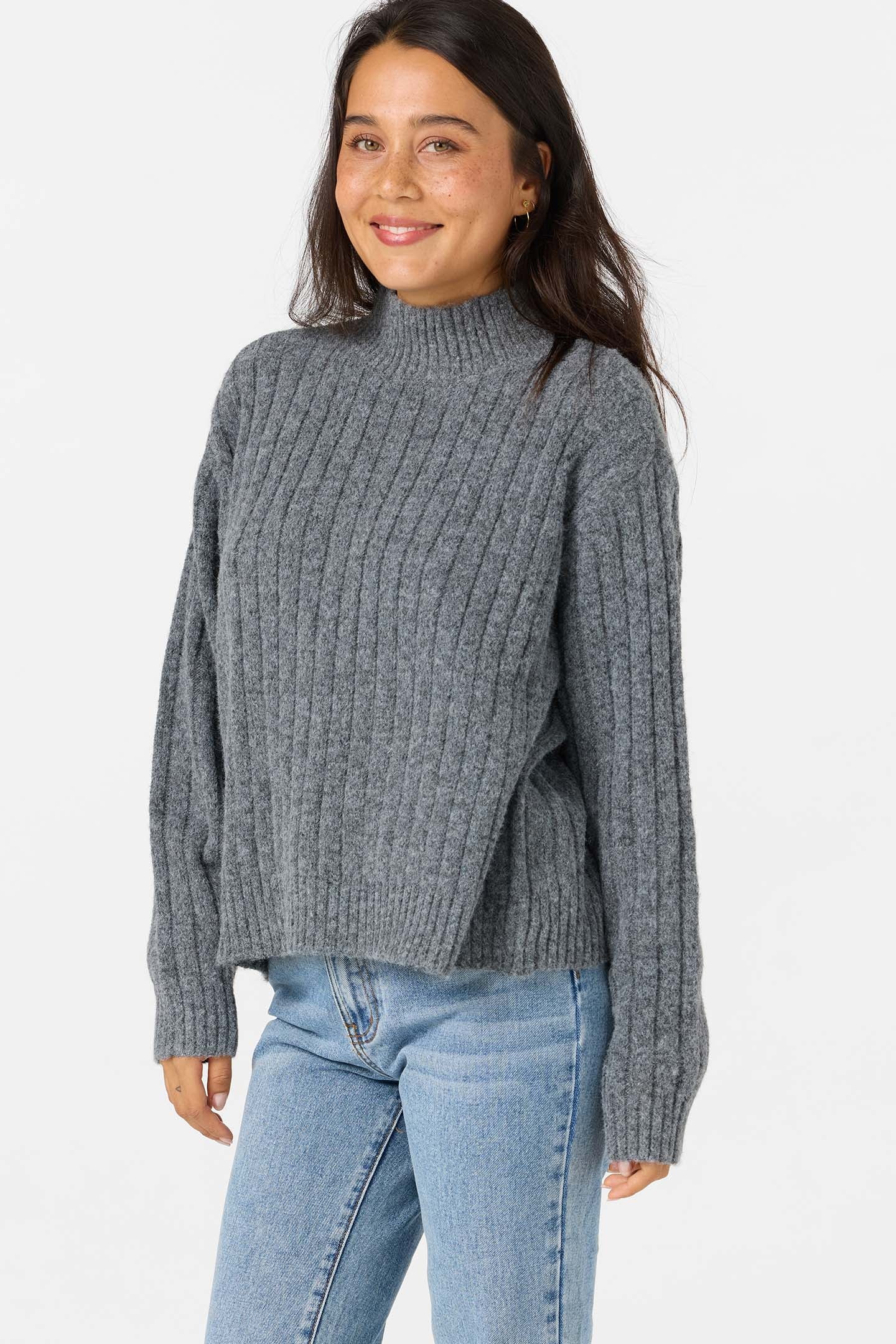 CYPRESS MOCK NECK SWEATER