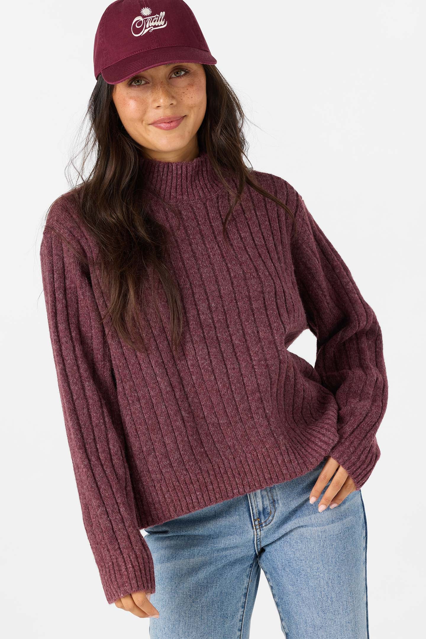 CYPRESS MOCK NECK SWEATER