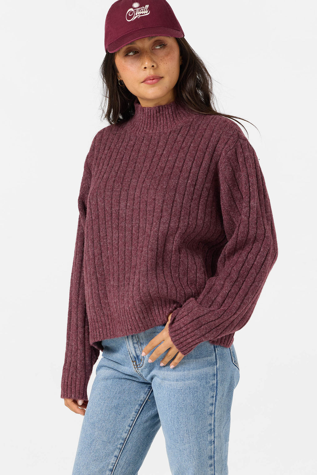 CYPRESS MOCK NECK SWEATER
