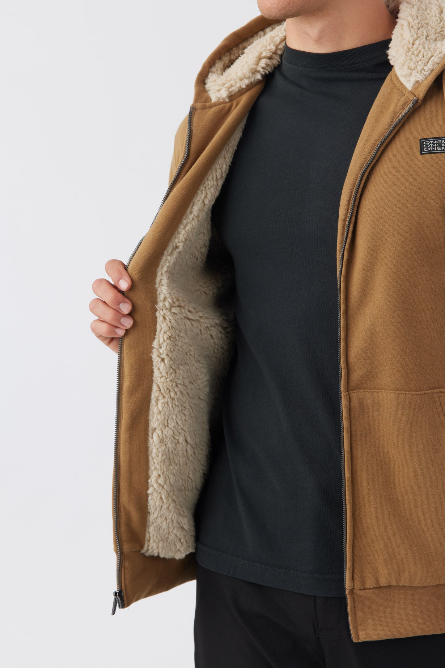 FIFTY TWO SHERPA ZIP HOODIE