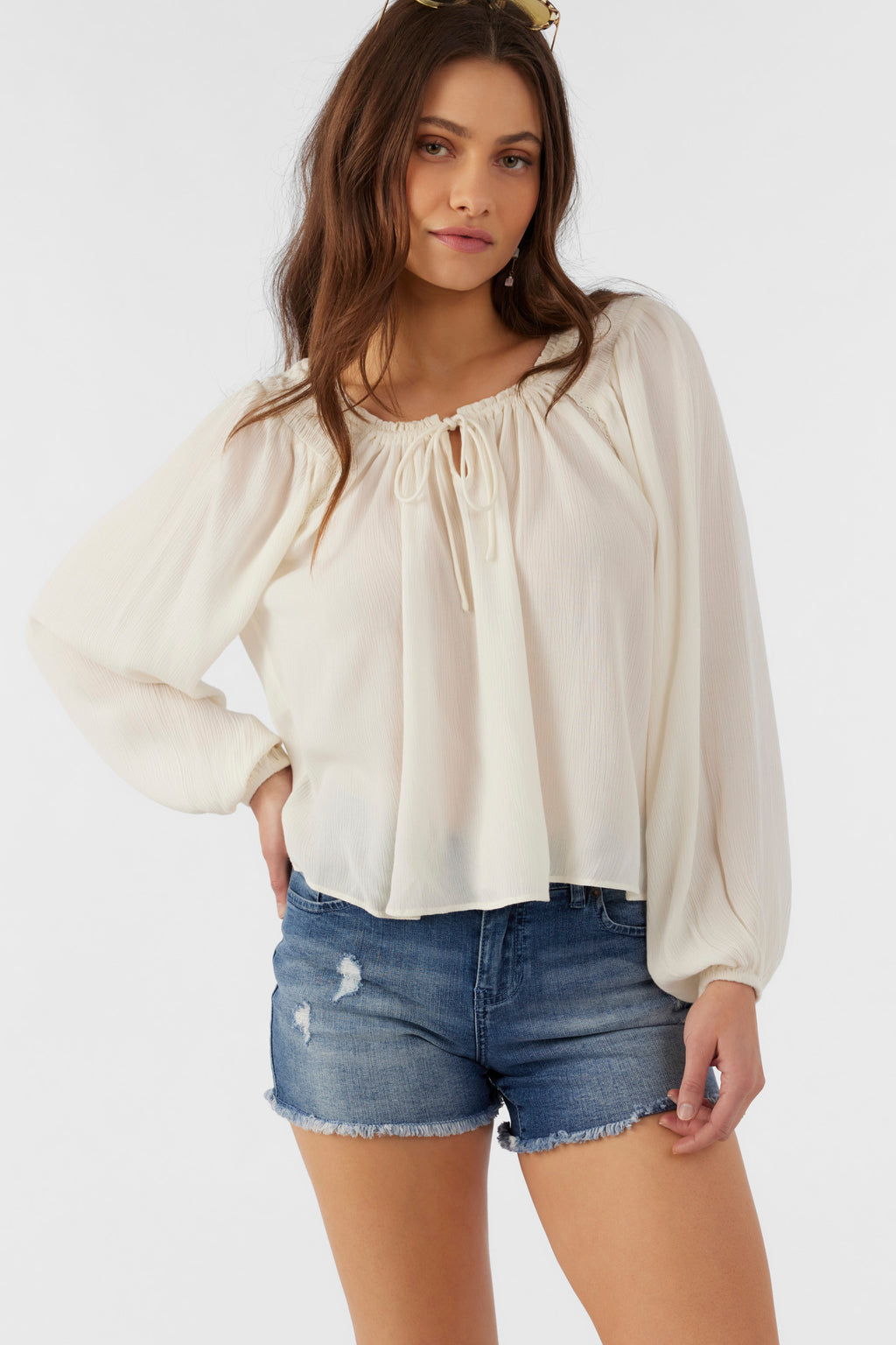 RIVER WOVEN TOP