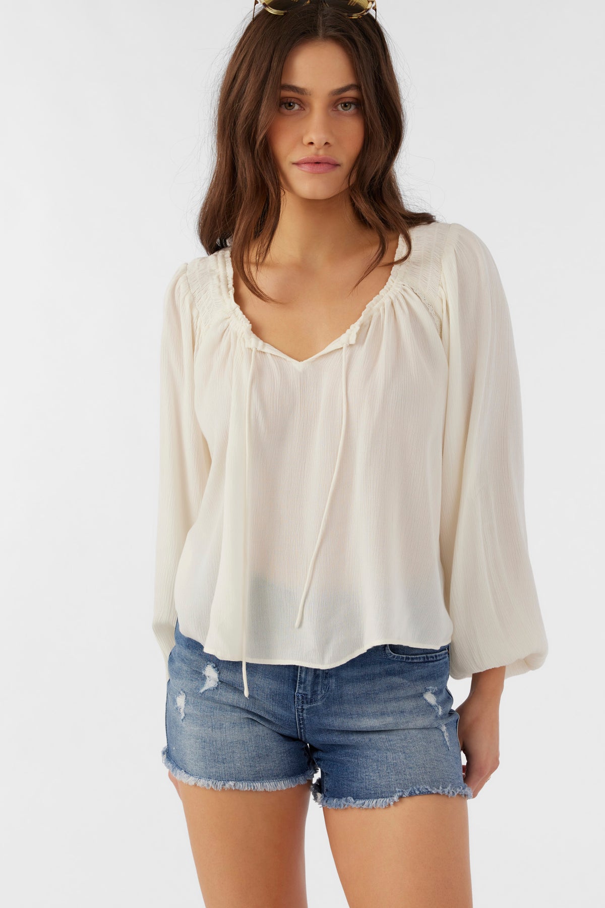 RIVER WOVEN TOP