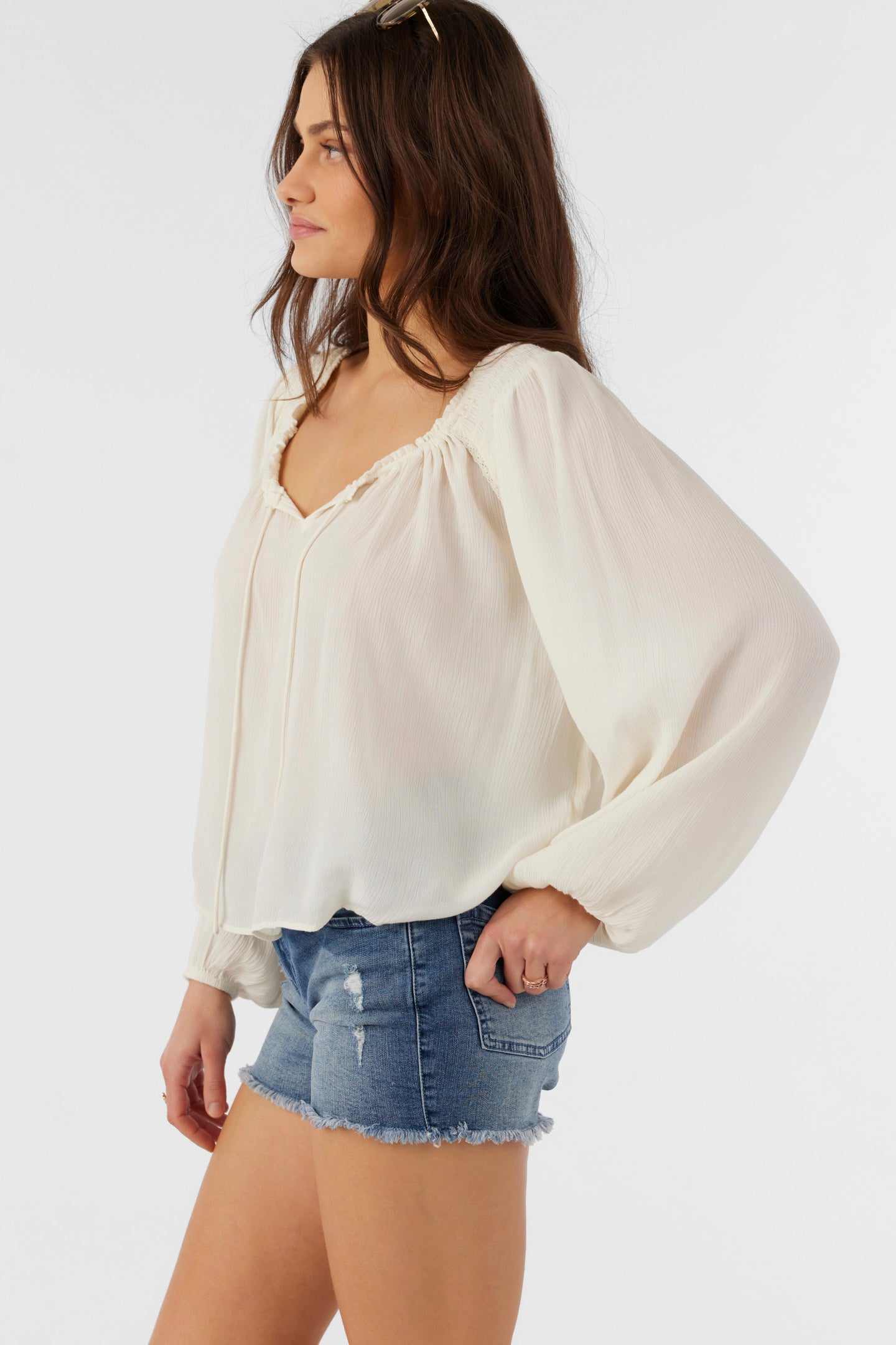 RIVER WOVEN TOP